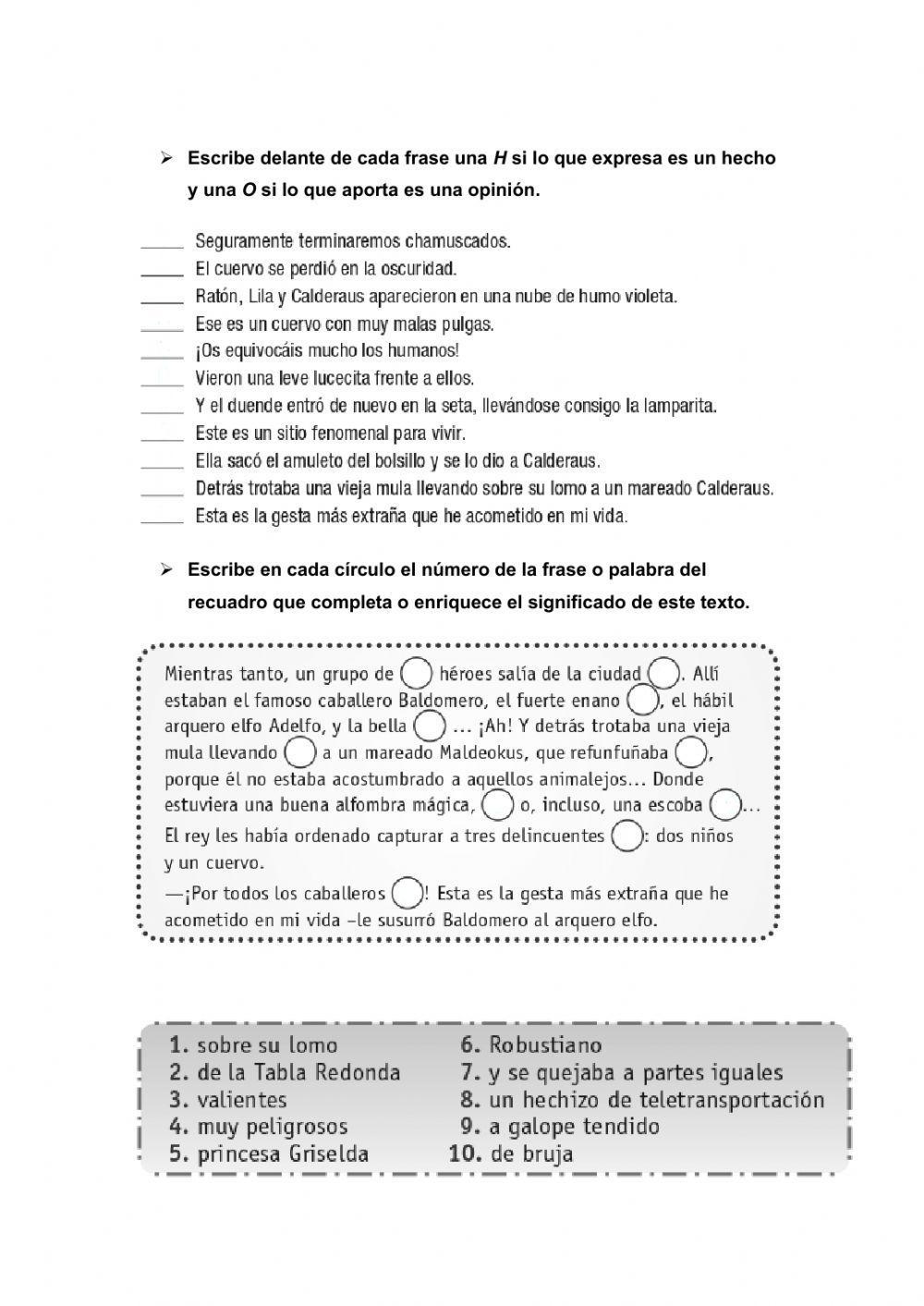 Mago por casualidad cap- 3 y 4 act.3
