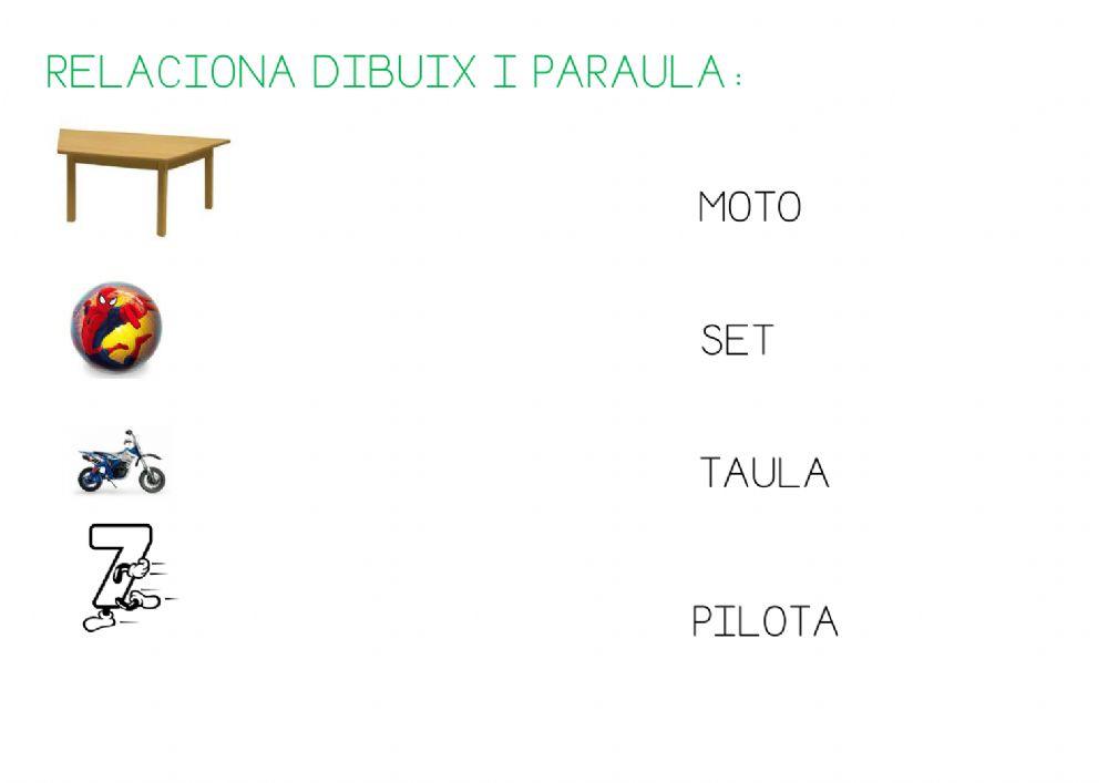 Relacionar amb fletxes