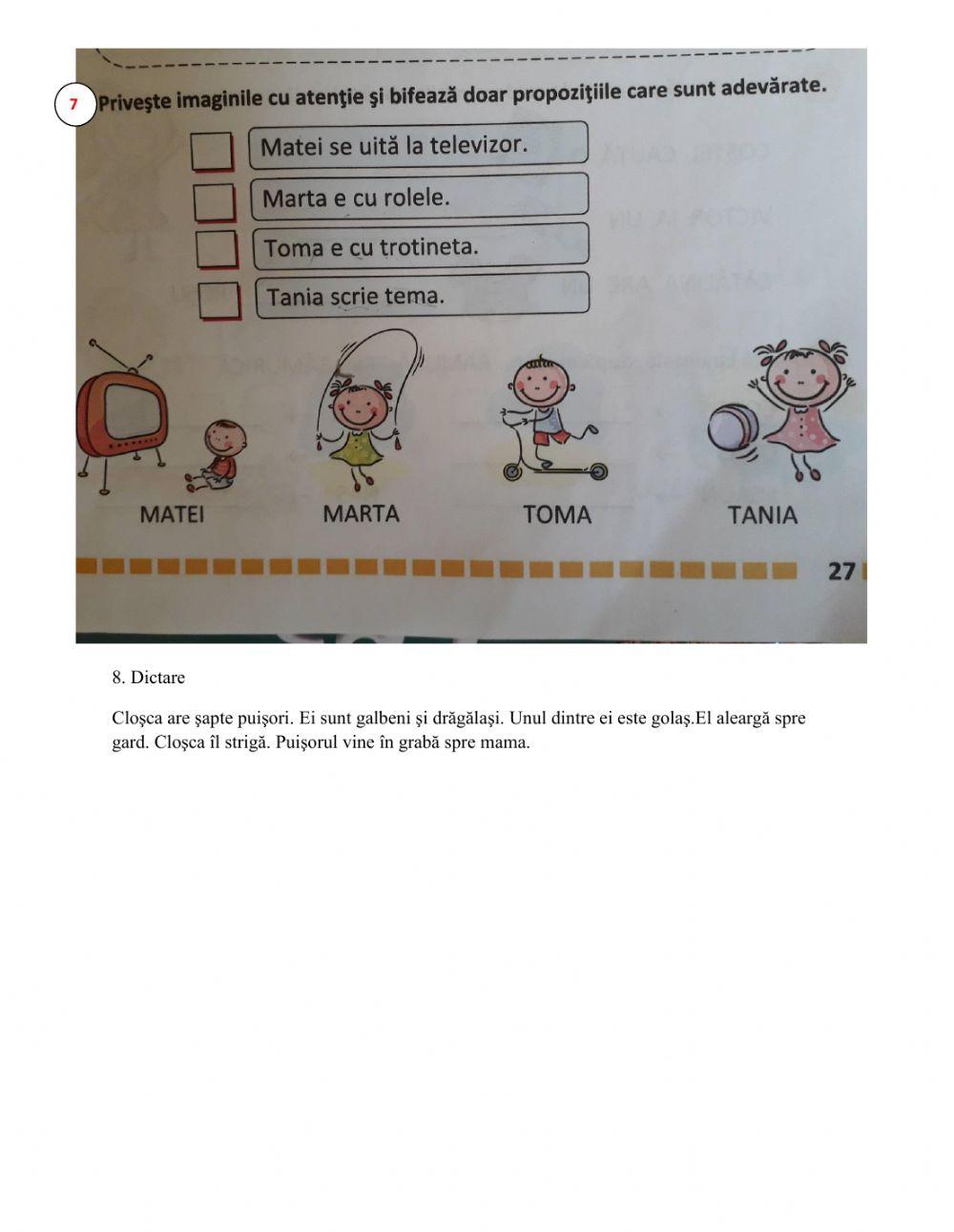 Evaluarea lexiei-grafiei