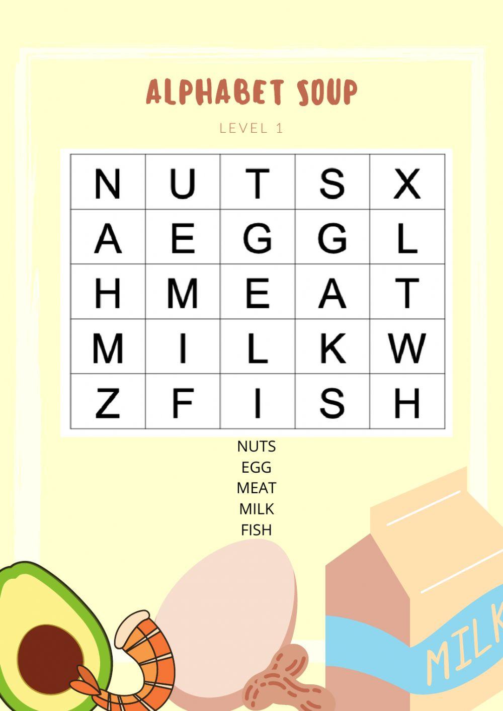 Alphabet SOUP PROTEINS