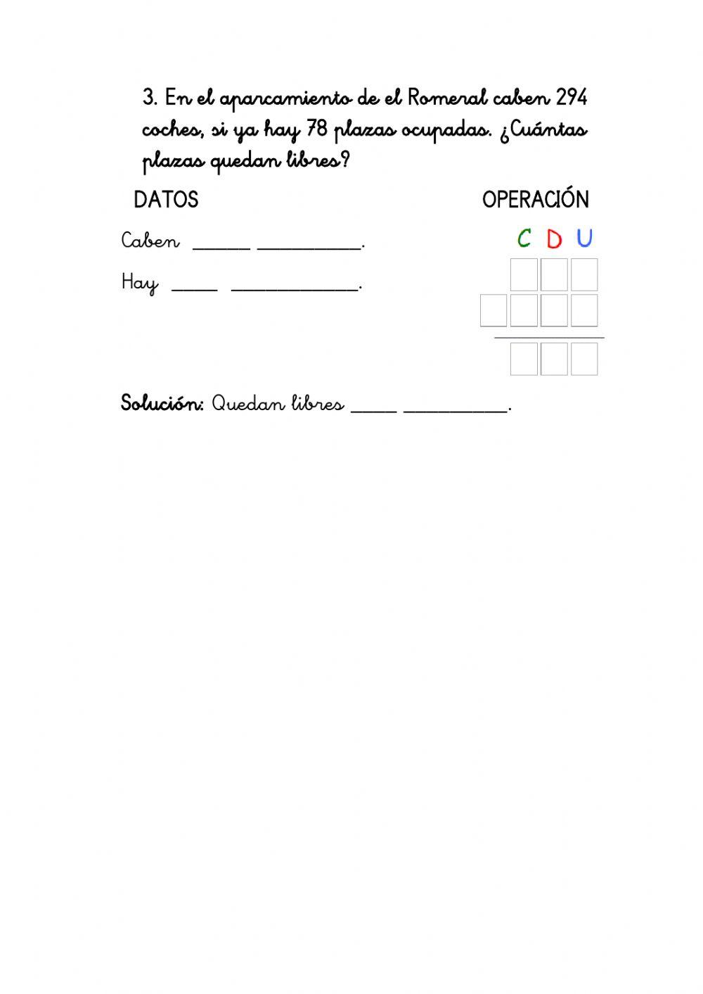 Resolución problemas