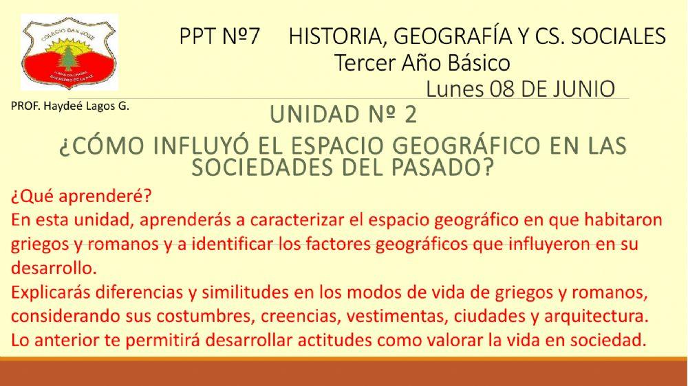 El espacio geográfico de los griegos y romanos