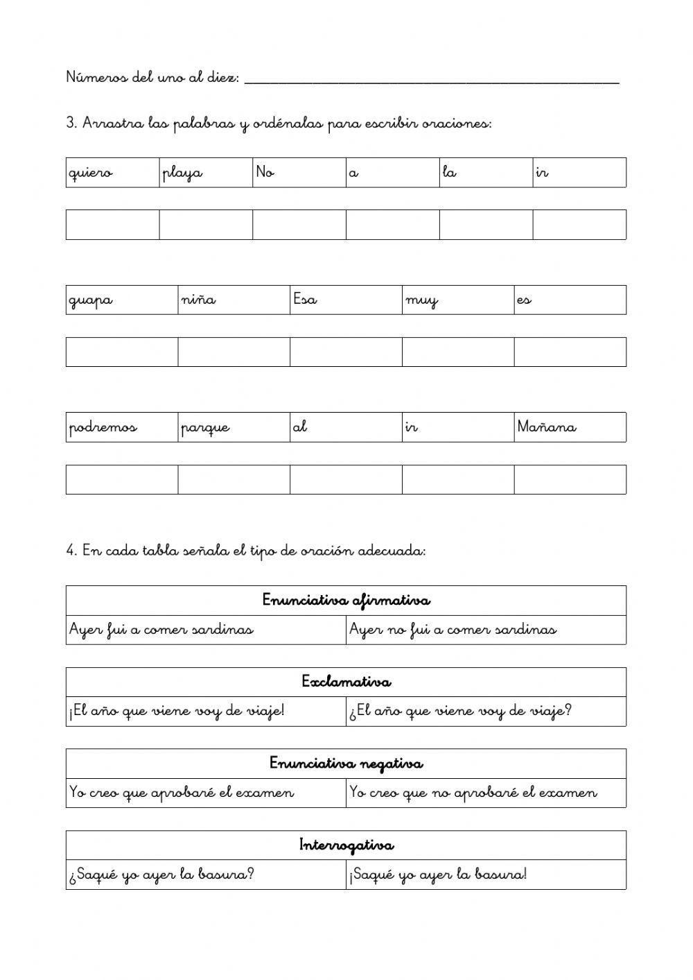 Ficha de repaso lengua tema Ficha de repaso lengua tema