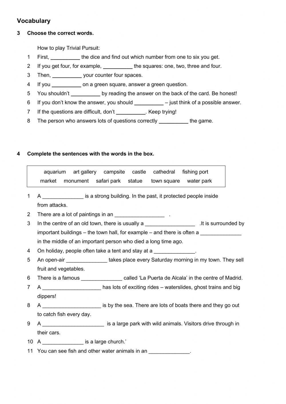 All Clear 2-Exam unit 9
