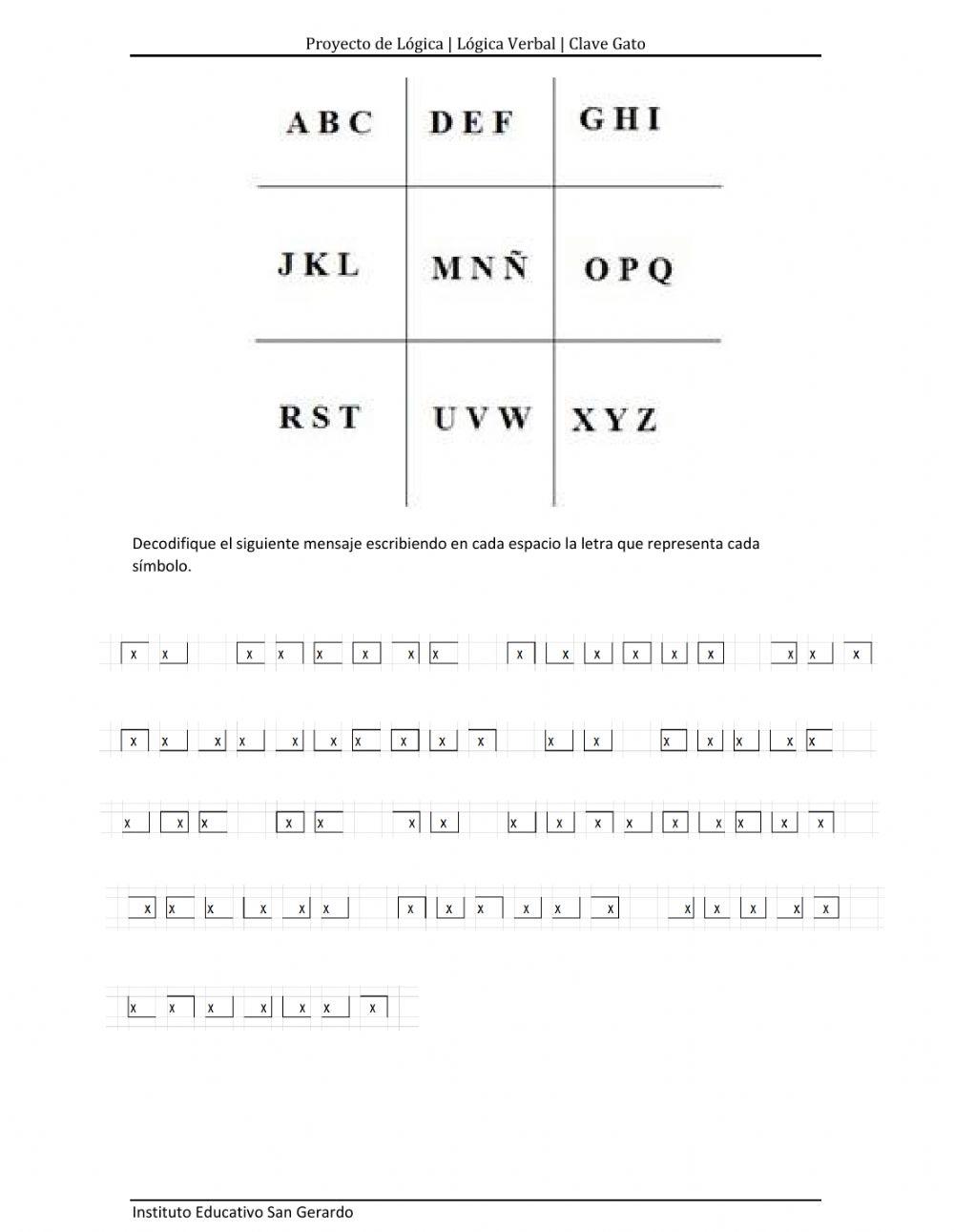 Proyecto Lógica- Lógica Verbal