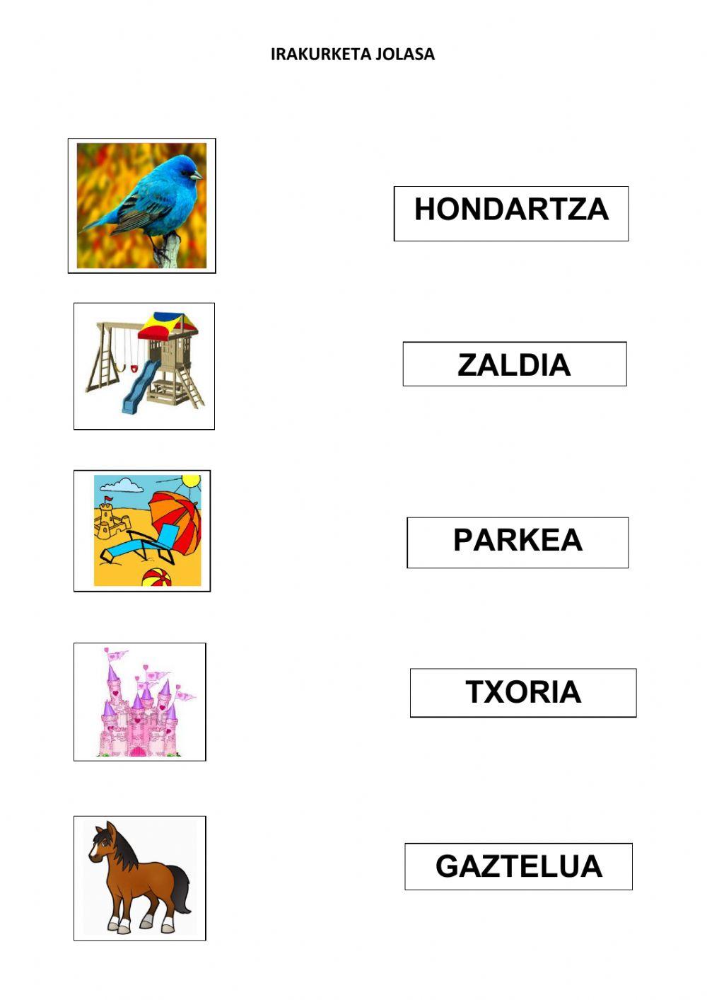 IRAKURKETA JOLASA IRAKURKETA JOLASA