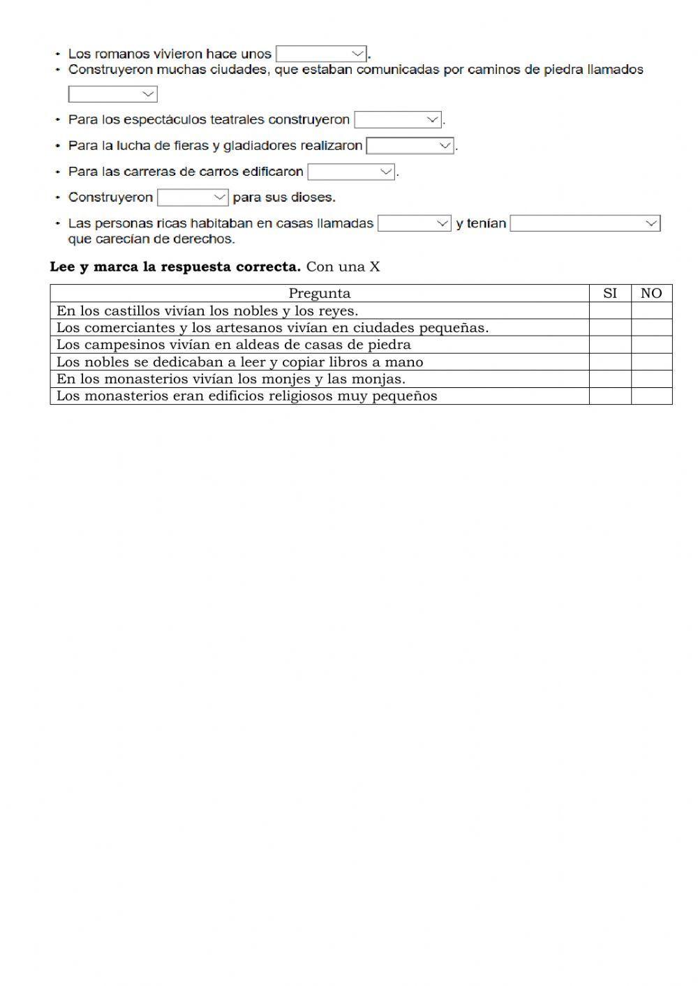 De la prehistoria a la edad de los castillos