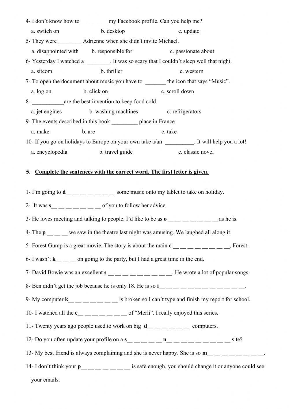 Ket 1 focus 2 practice