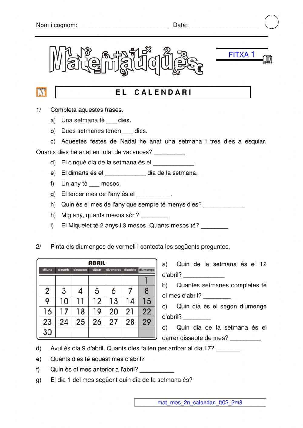 Calendari