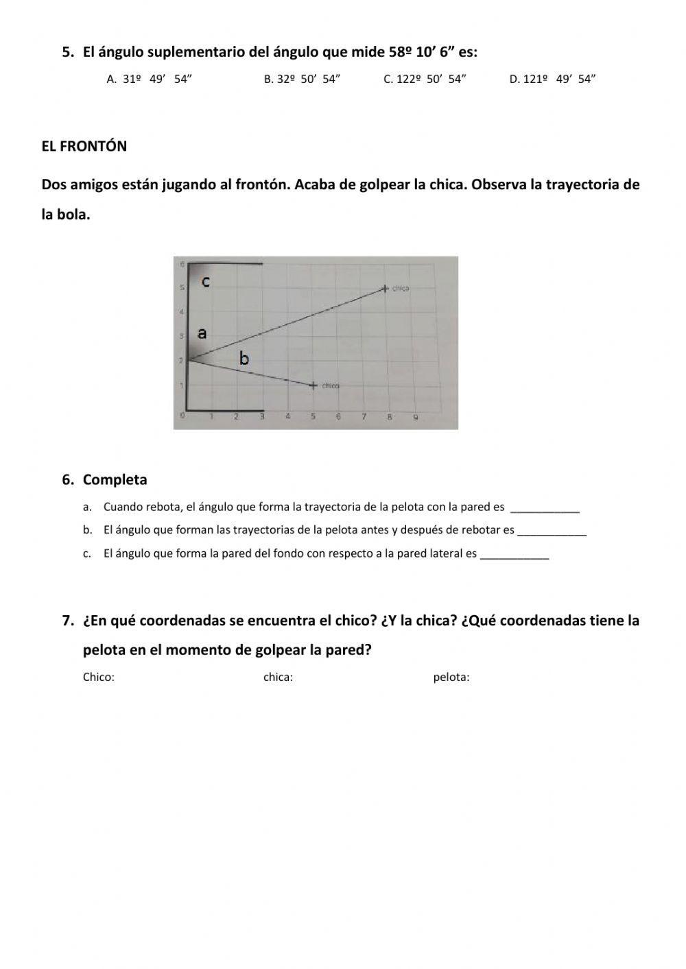 Examen matemáticas tema 9