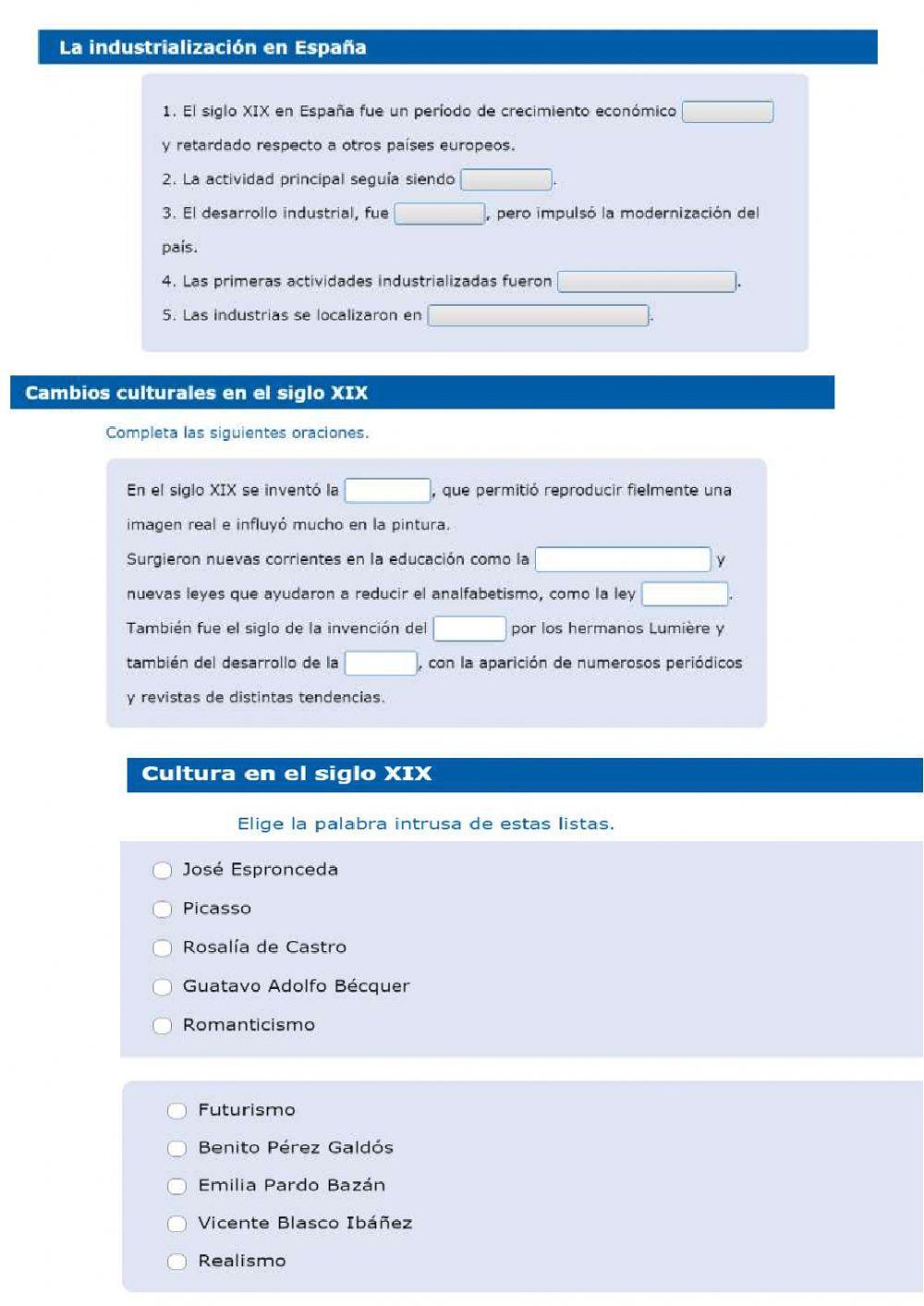 La edad contemporánea