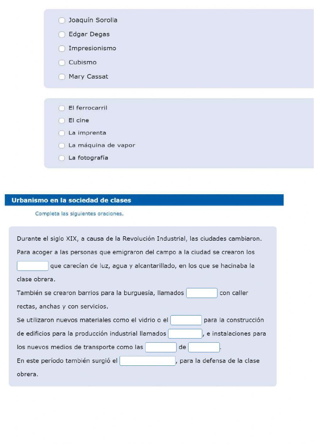 La edad contemporánea