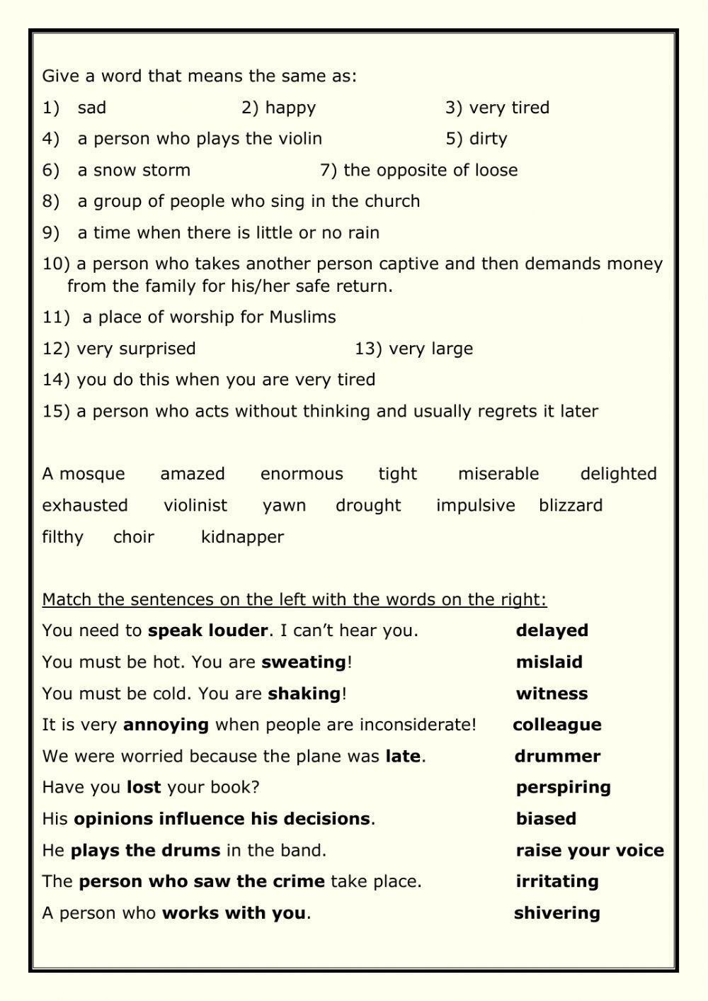 Upper Intermediate Exam Preparation