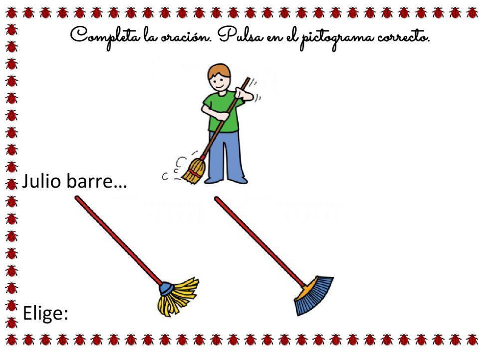 Completa la oración