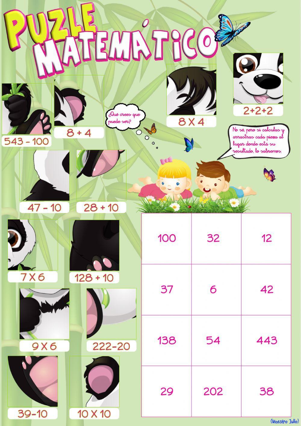 Puzle matemáticas 01