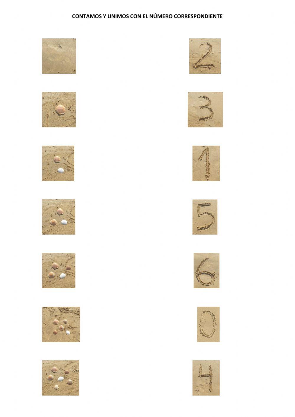 Asociar grafía-cantidad