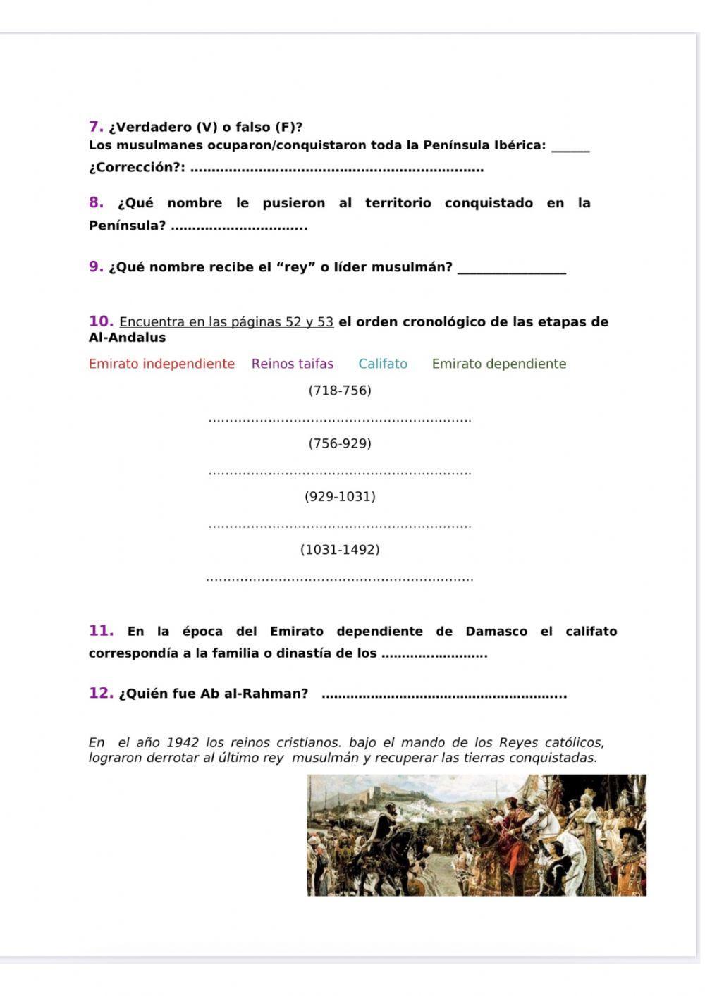 La Edad Media en la Península Ibérica: Al-Andalus