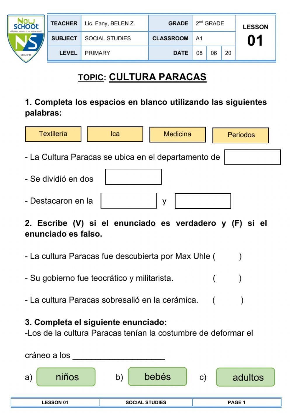 La Cultura Paracas