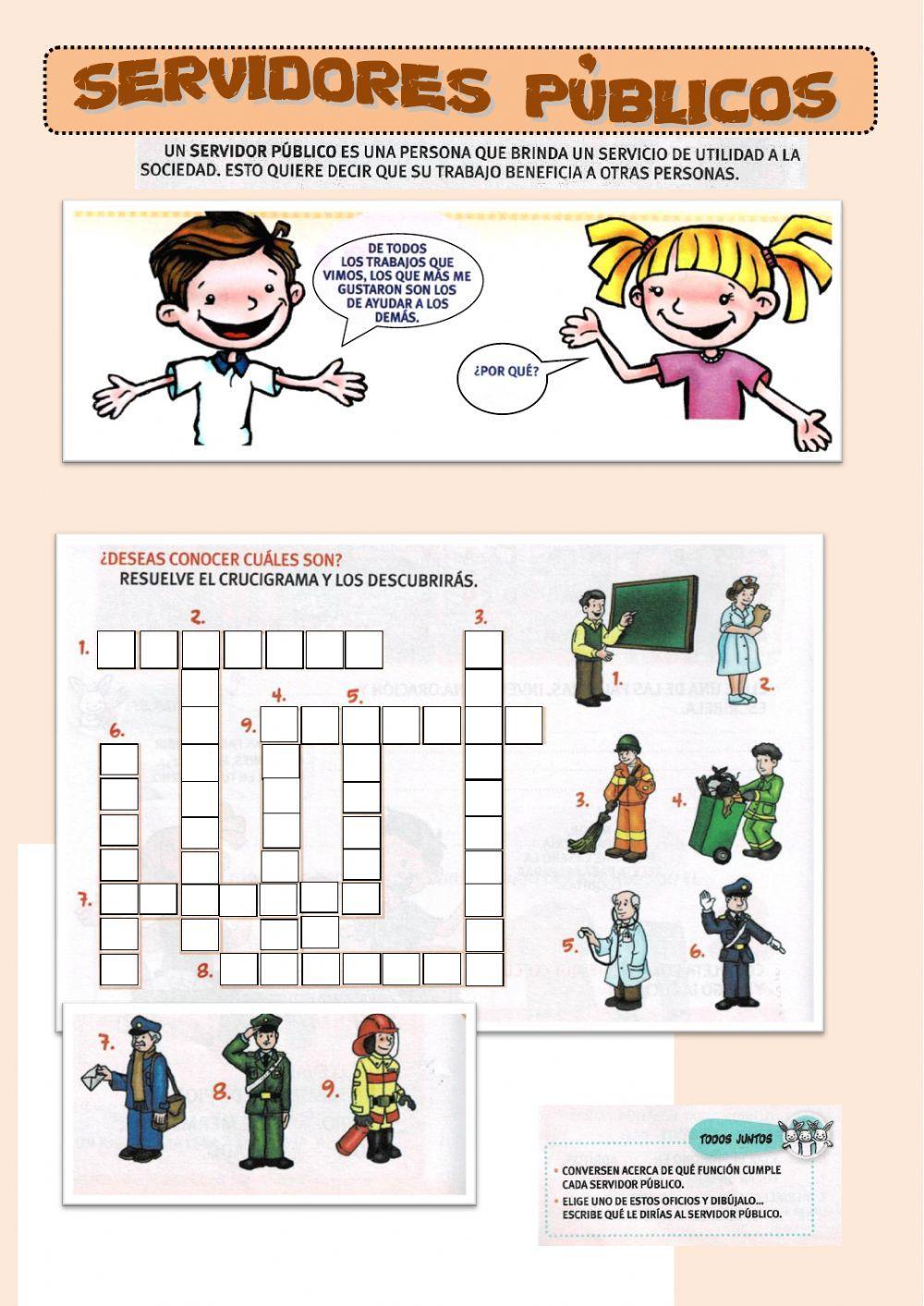Servidores p blicos interactive worksheet live worksheets 48 off