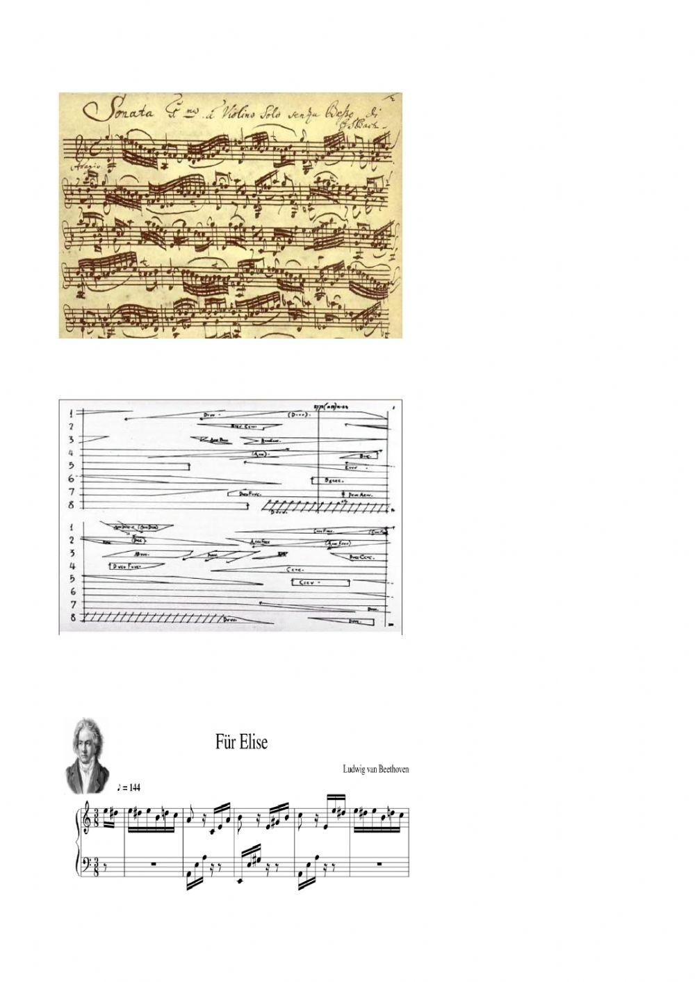 Història de les notes i l'escriptura musical.