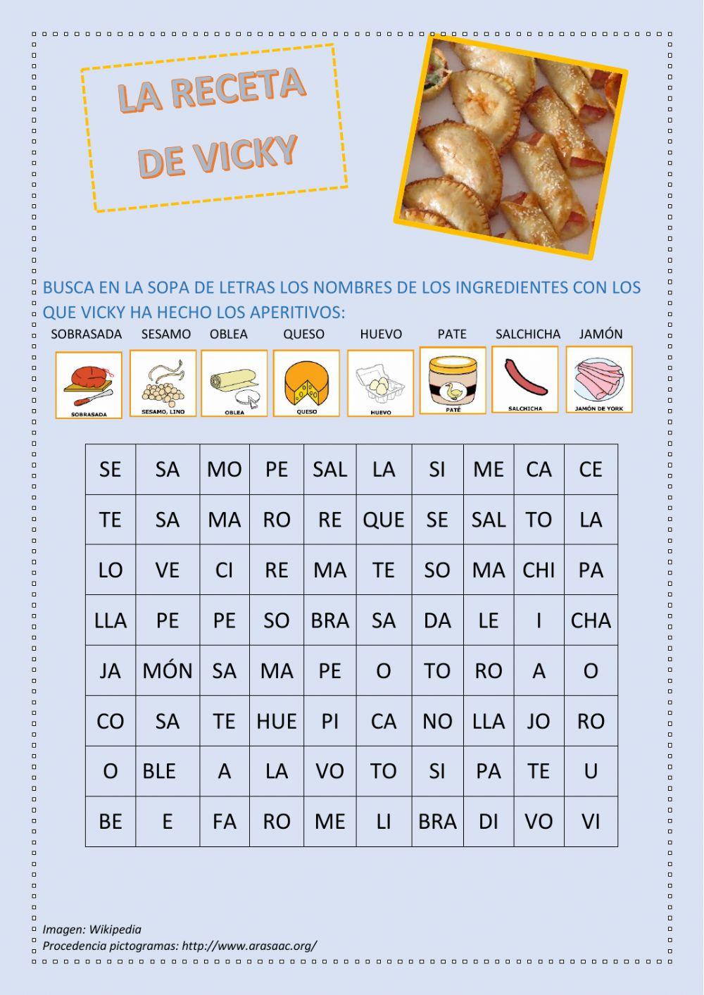 LA RECETA de VICKY