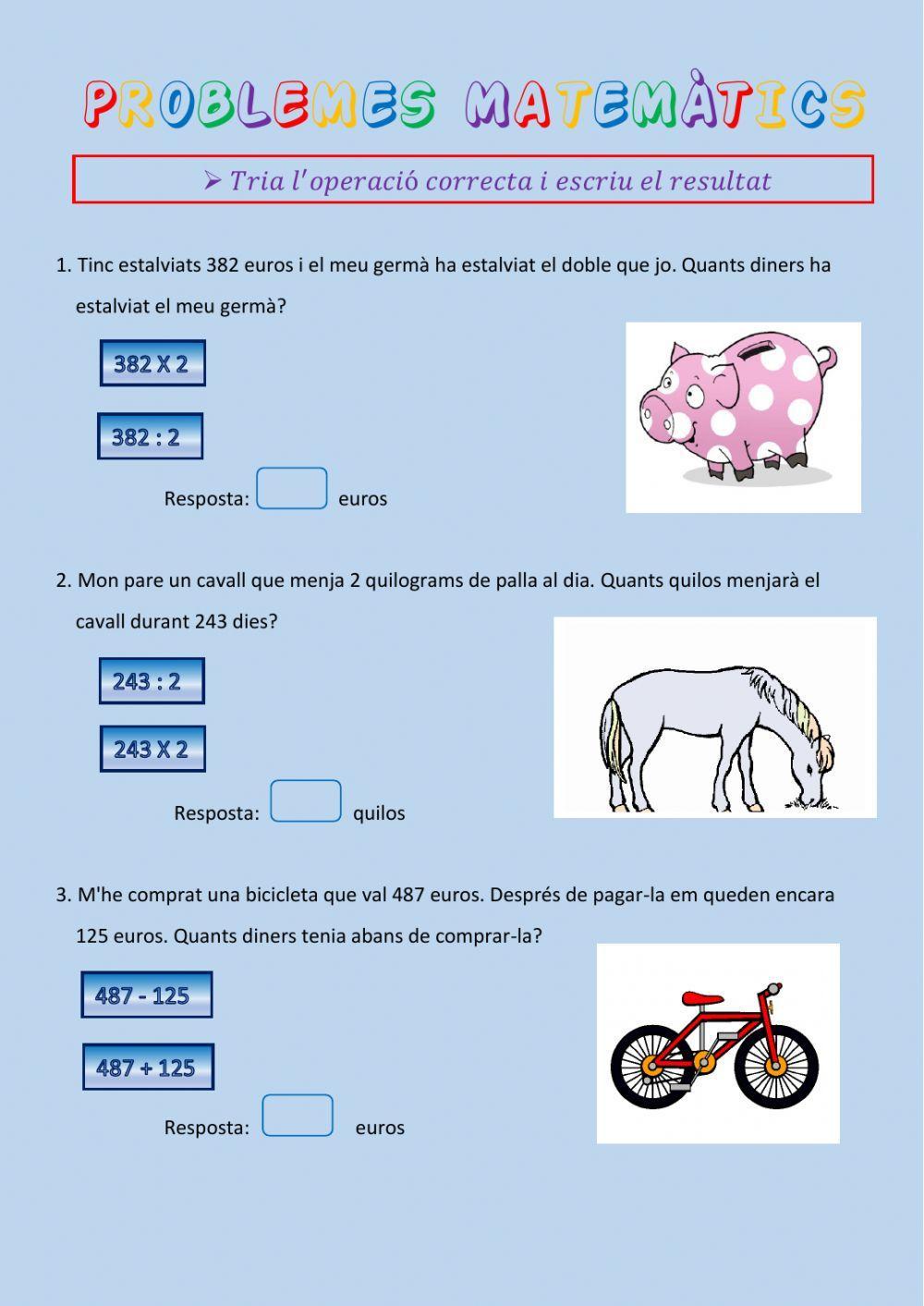 Problemes matemàtics 2