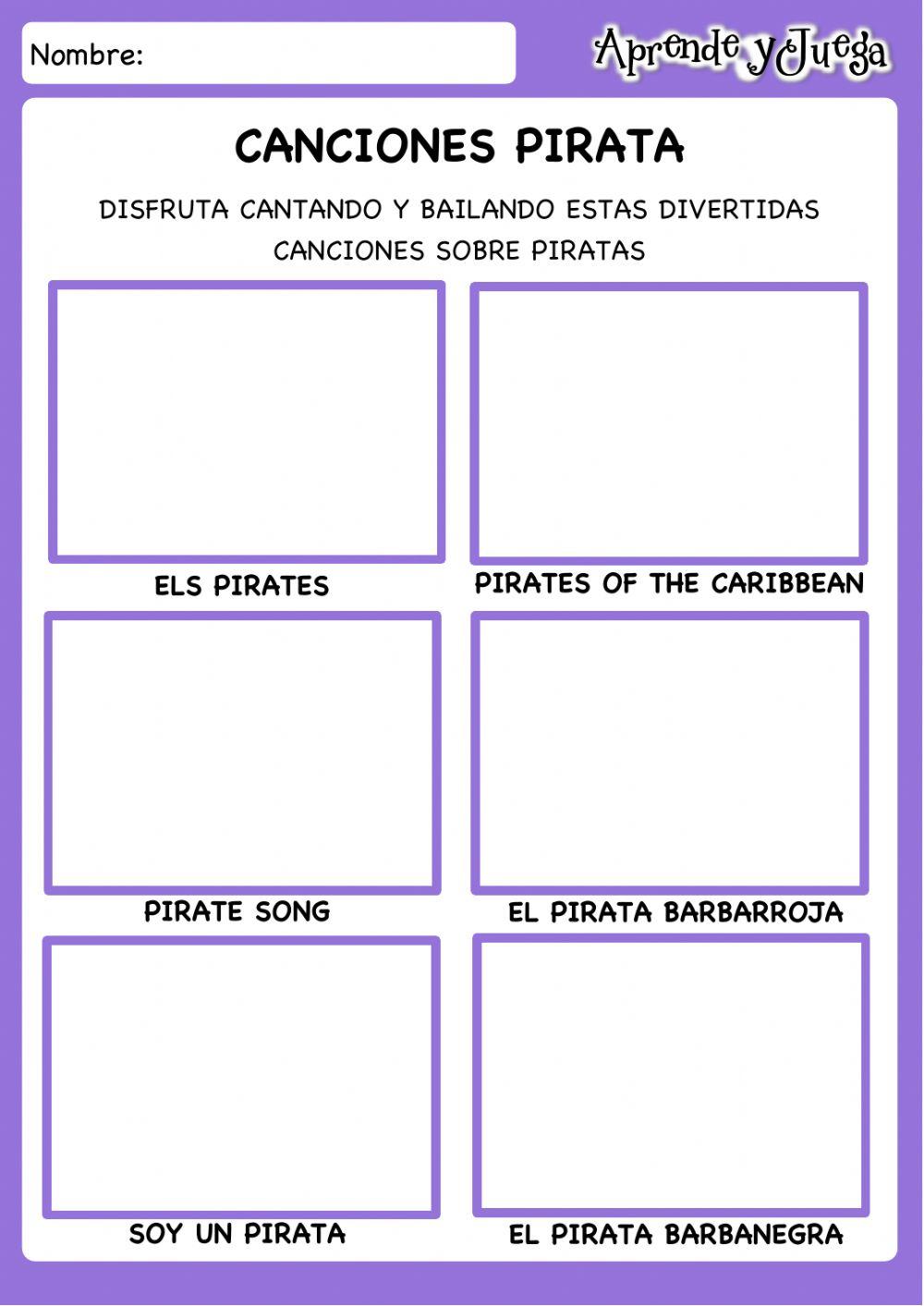 Canciones Pirata