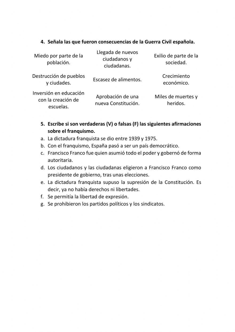 Ficha de repaso: Ciencias Sociales