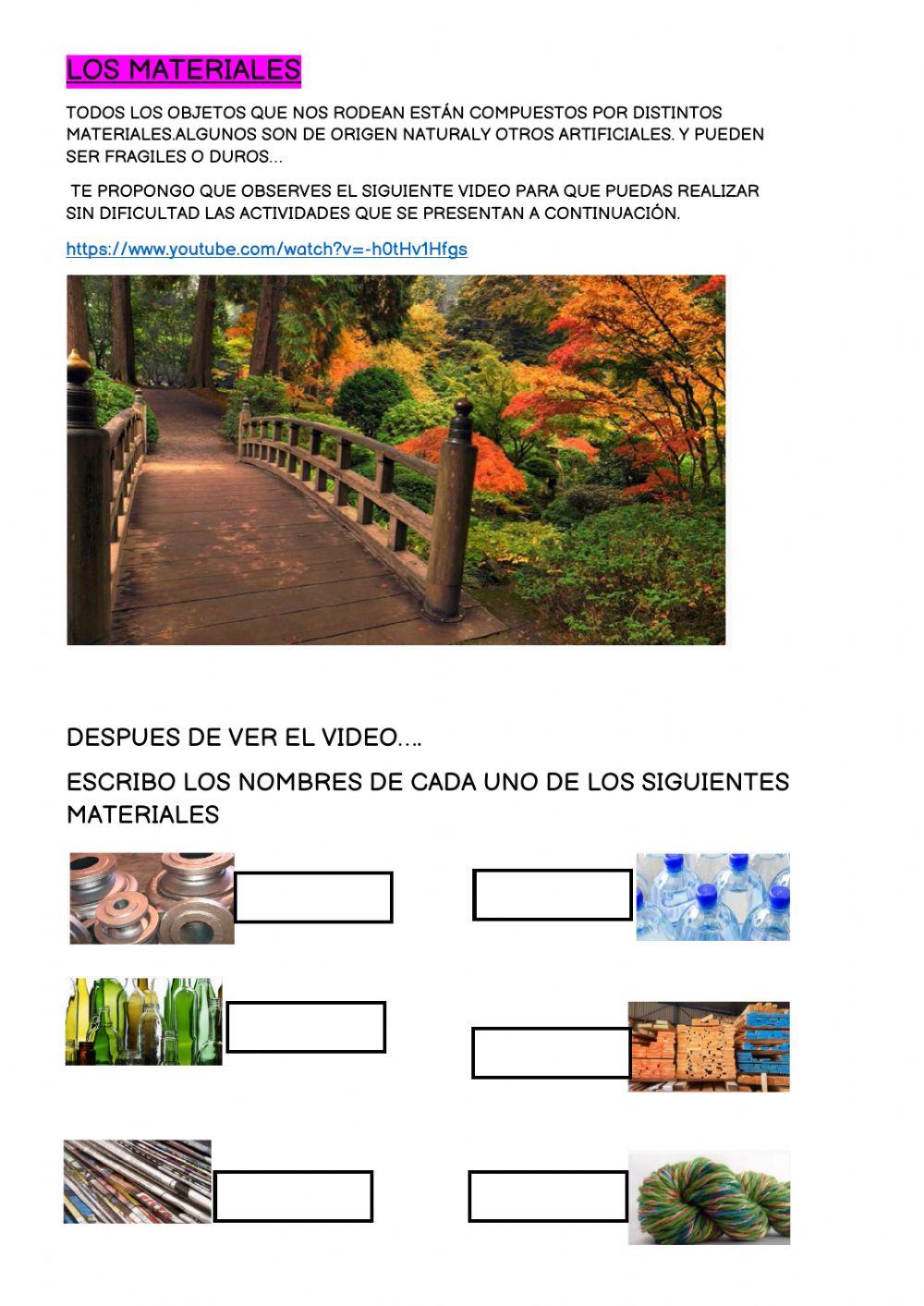 Los materiales (p3g1)