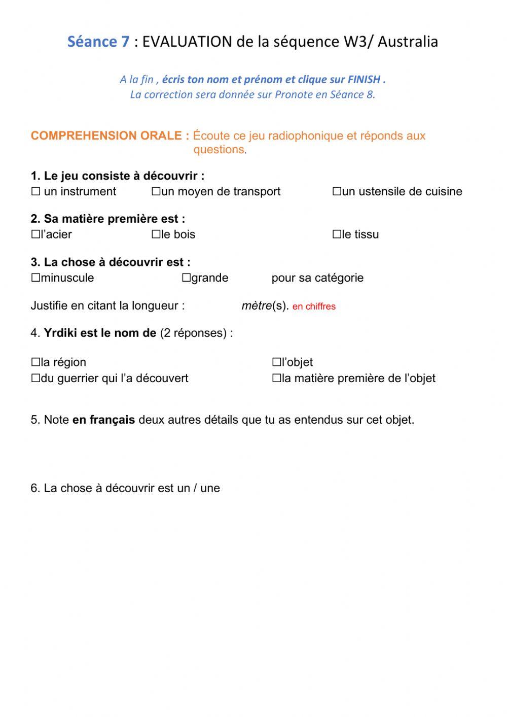 Eval co 4° So English W3