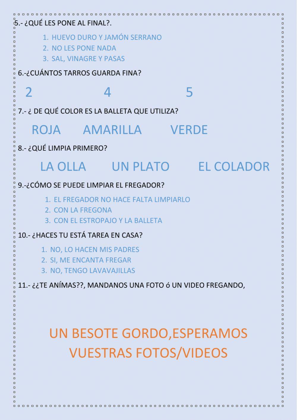 LOS CONSEJOS DE FINA