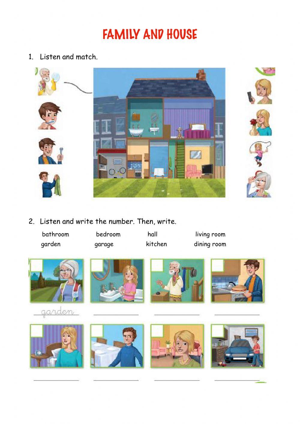 Family and house parts