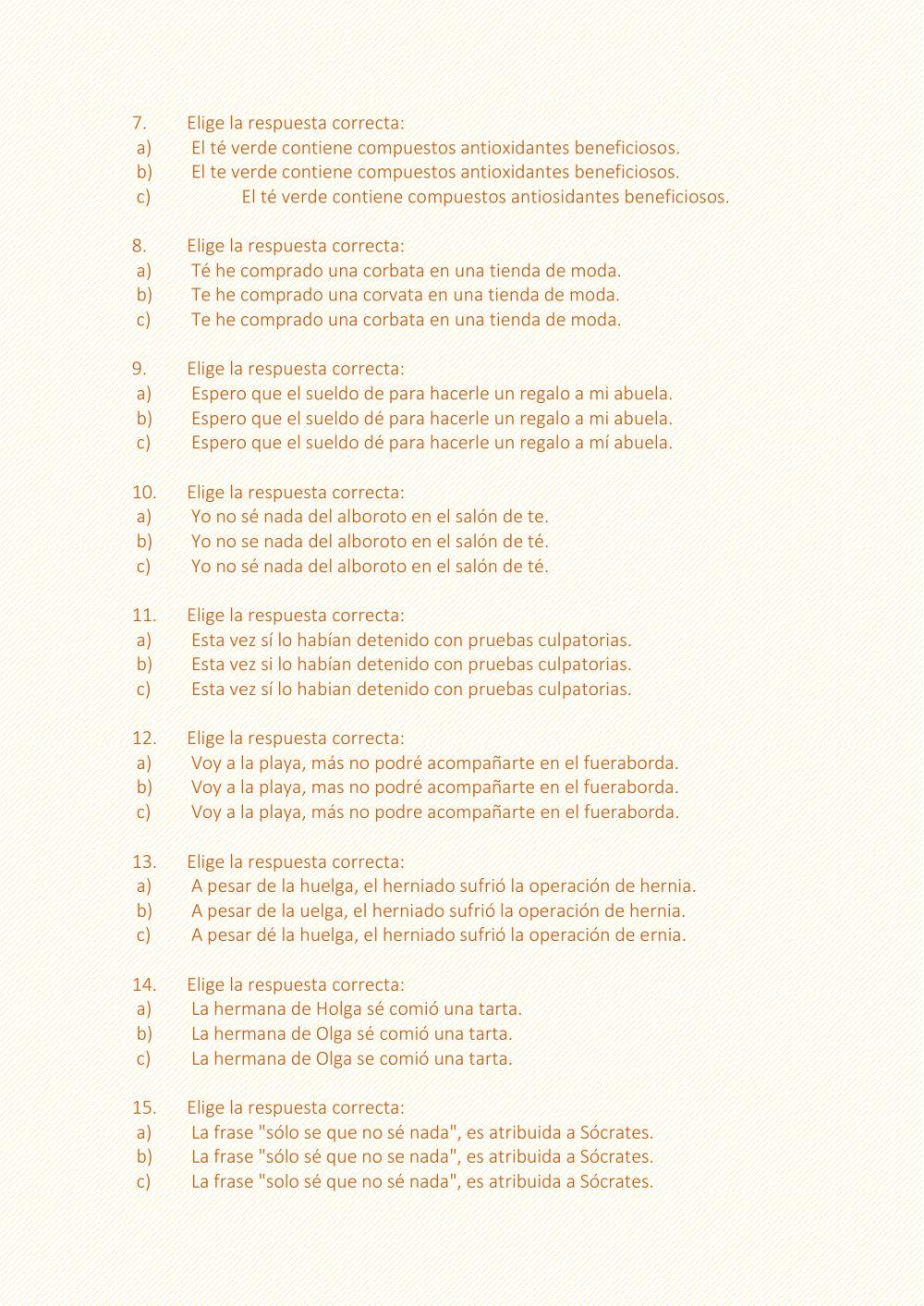 Reglas generales de tildación