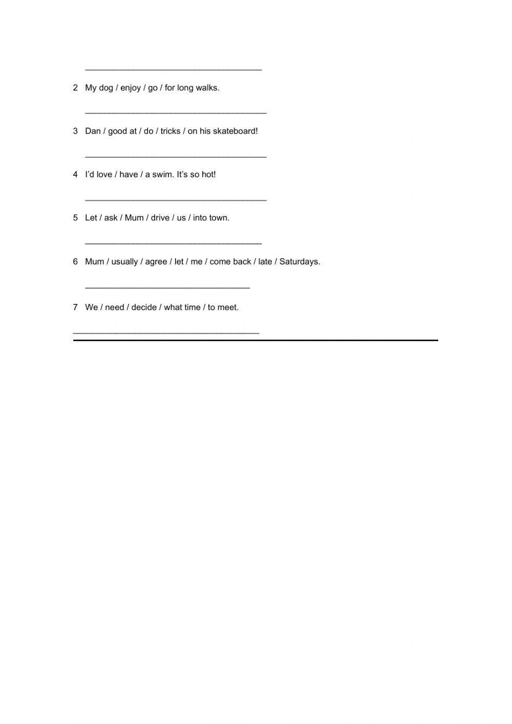 Wider world 3 unit 1 test