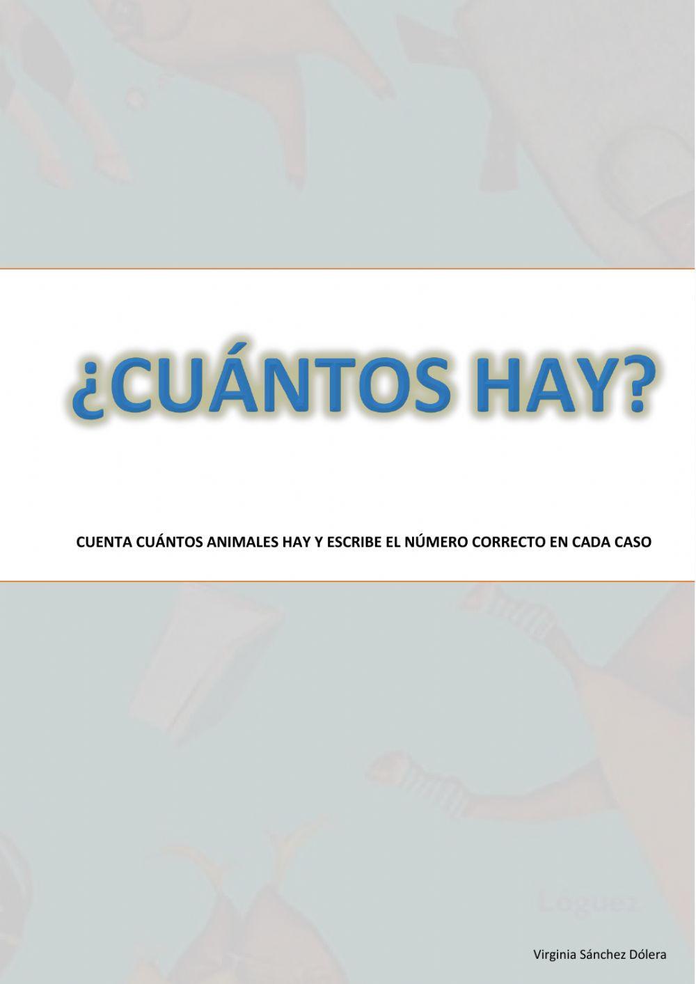 ¿Cuántos hay? nivel III