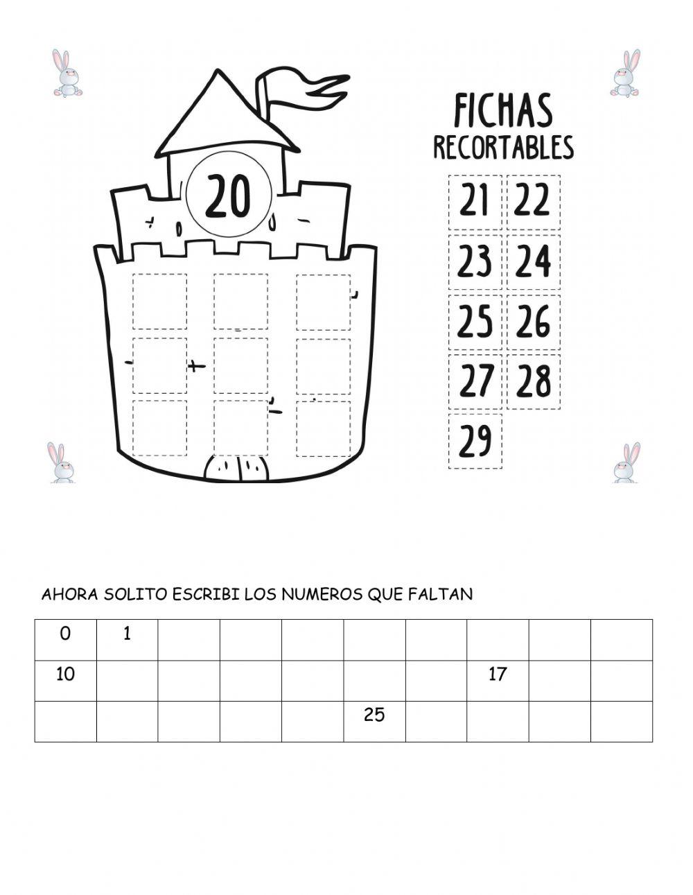 Numeracion hasta el 30