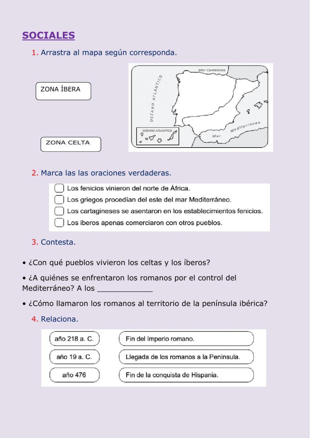 Actividades de repaso