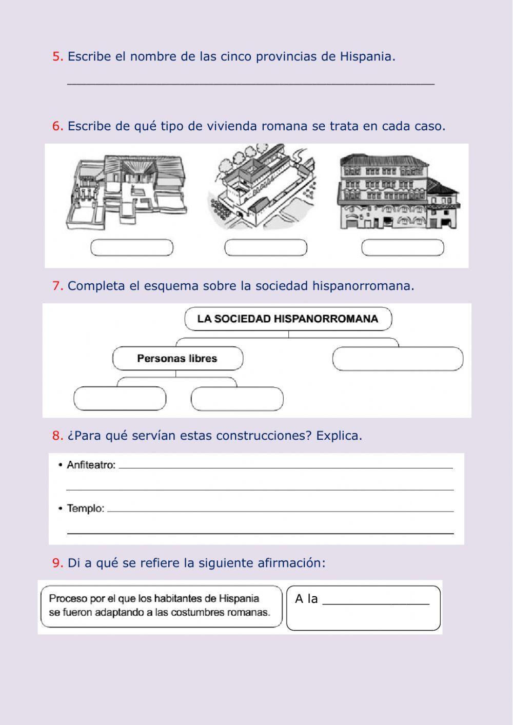 Actividades de repaso