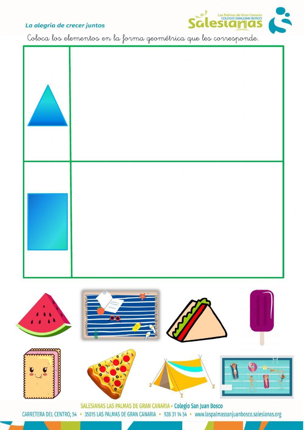 El triángulo y el rectángulo