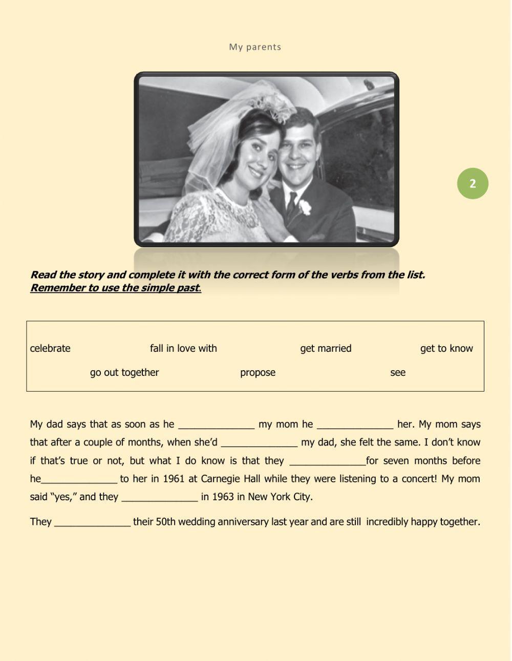 Vocabulary practice: Relationships