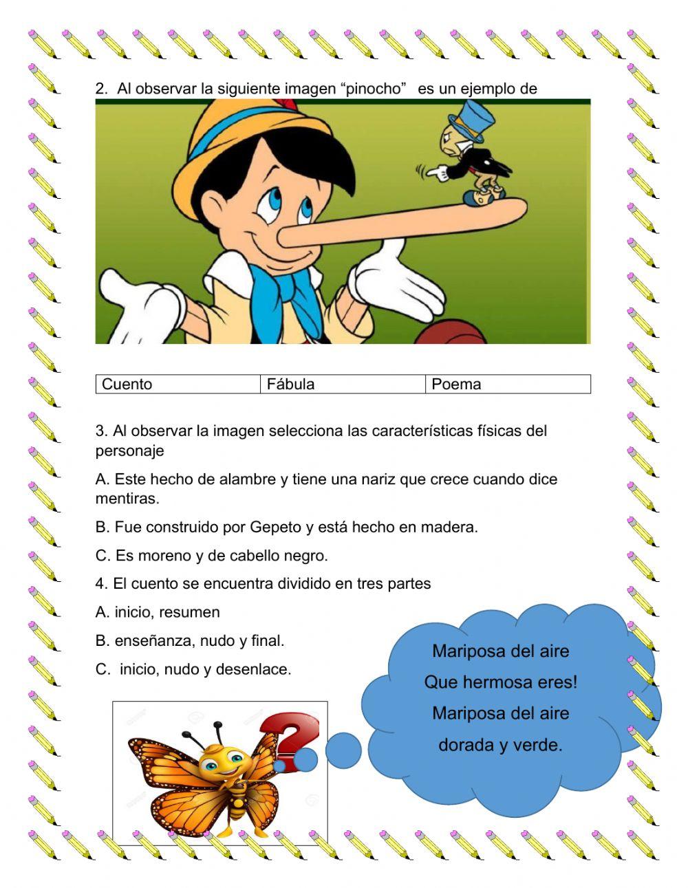 Prueba de lengua castellana