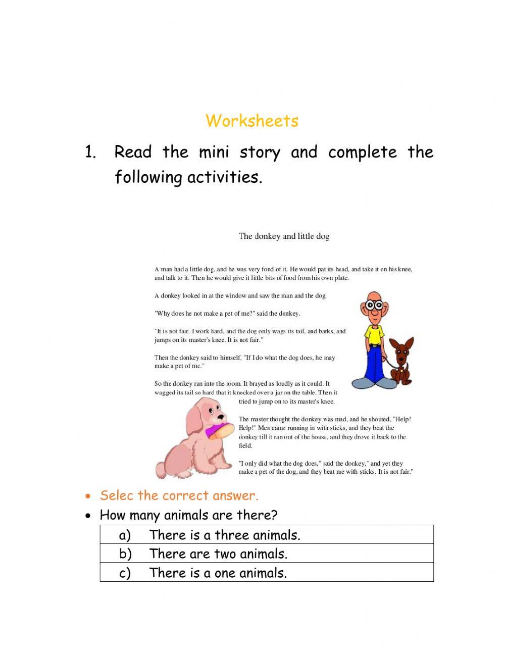 There is and there are