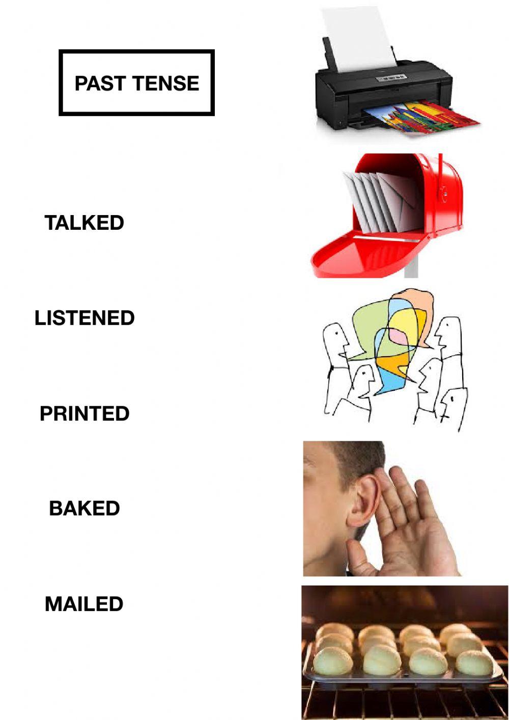 Past Tense - Regular Verbs