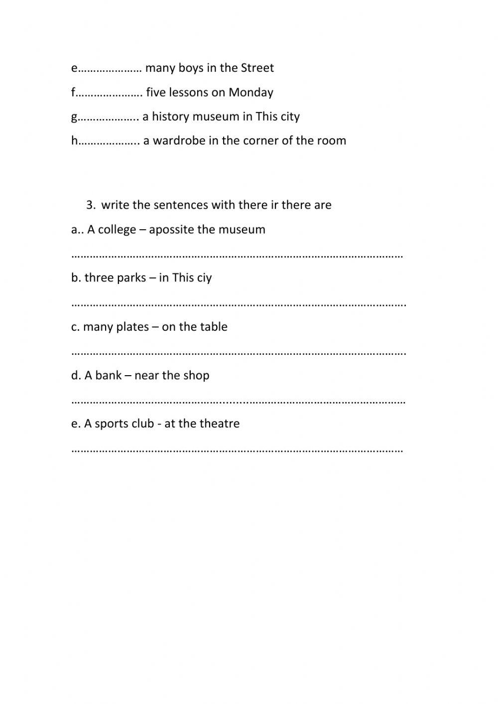 There is - there are