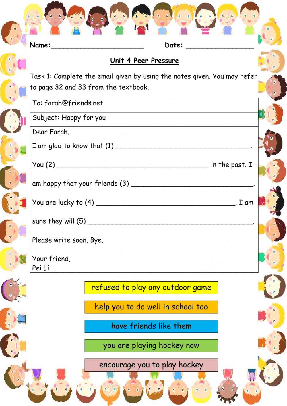 peer-pressure-worksheet-live-worksheets
