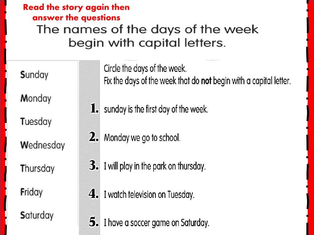 Week 17 - Wednesday - English