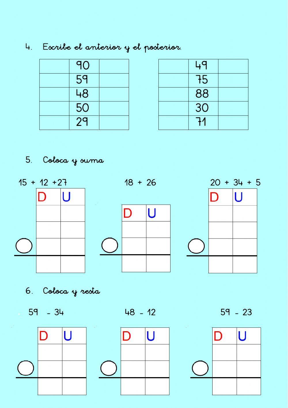 Prueba final matemáticas