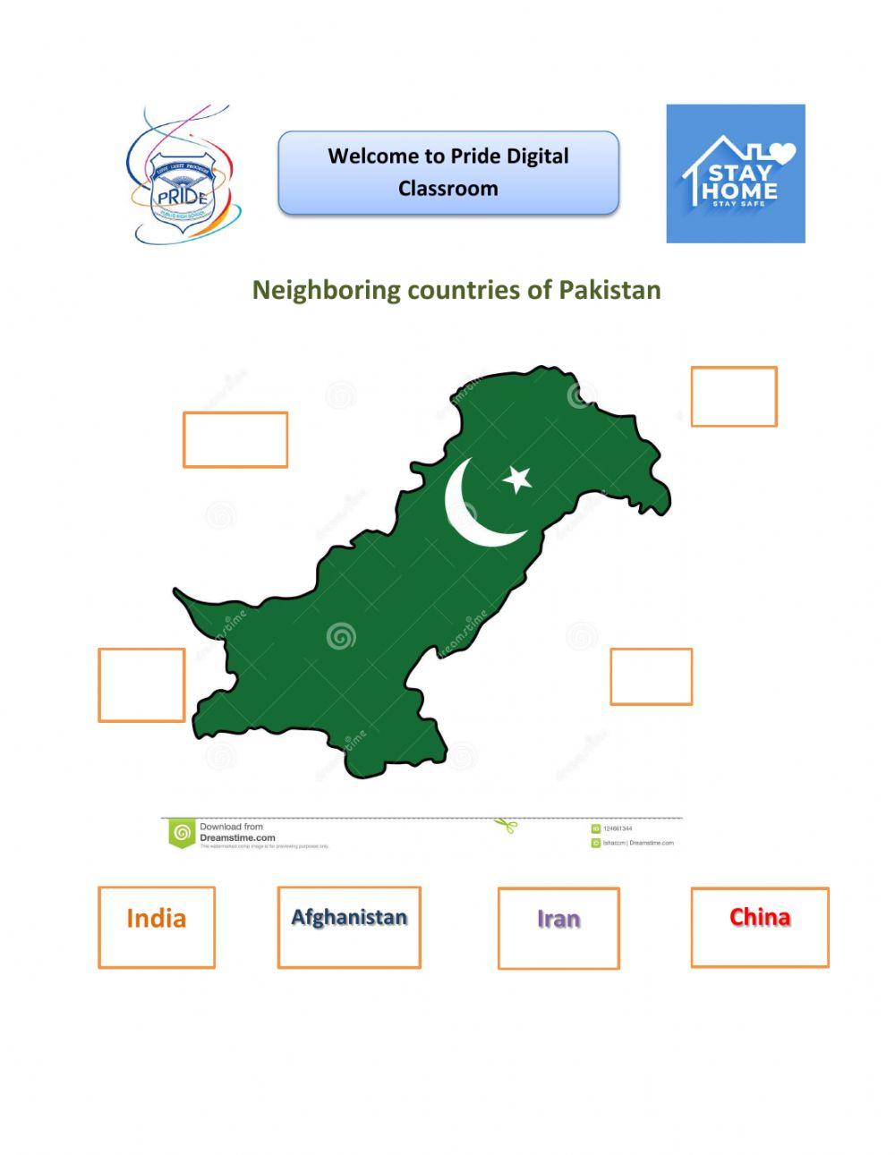 Neighboring countries of Pakistan