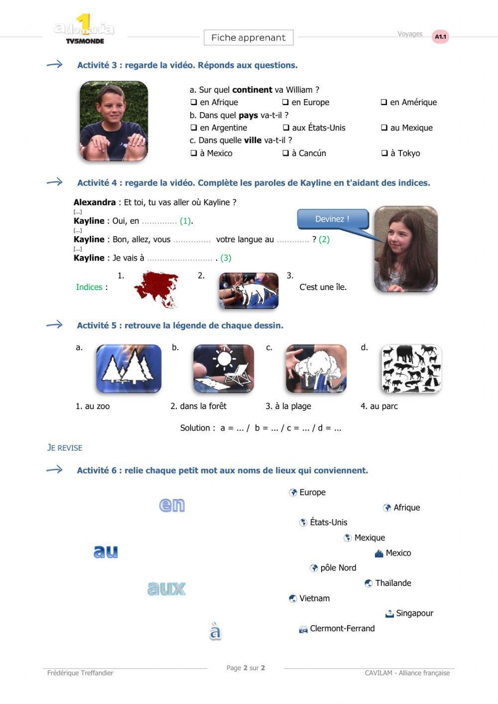 TV5Monde: Adomania: Voyages