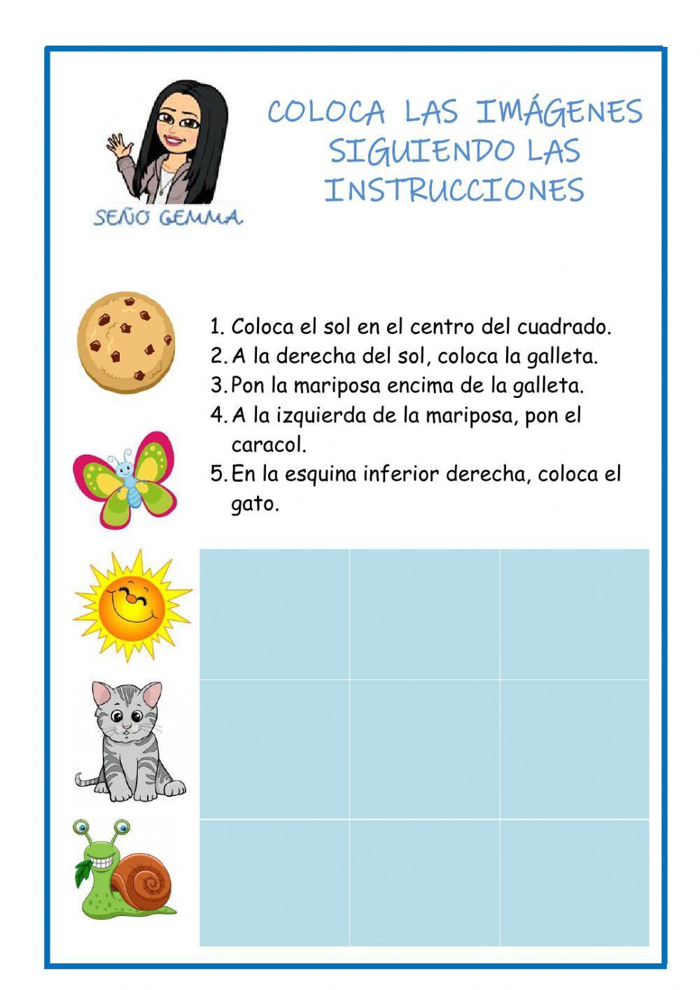 Seguimiento de instrucciones Seguimiento de instrucciones